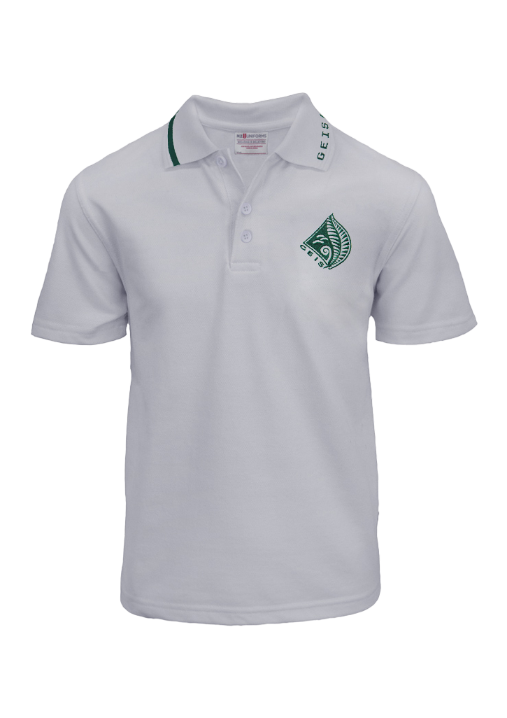 Glen Eden Intermediate School Polo SS White